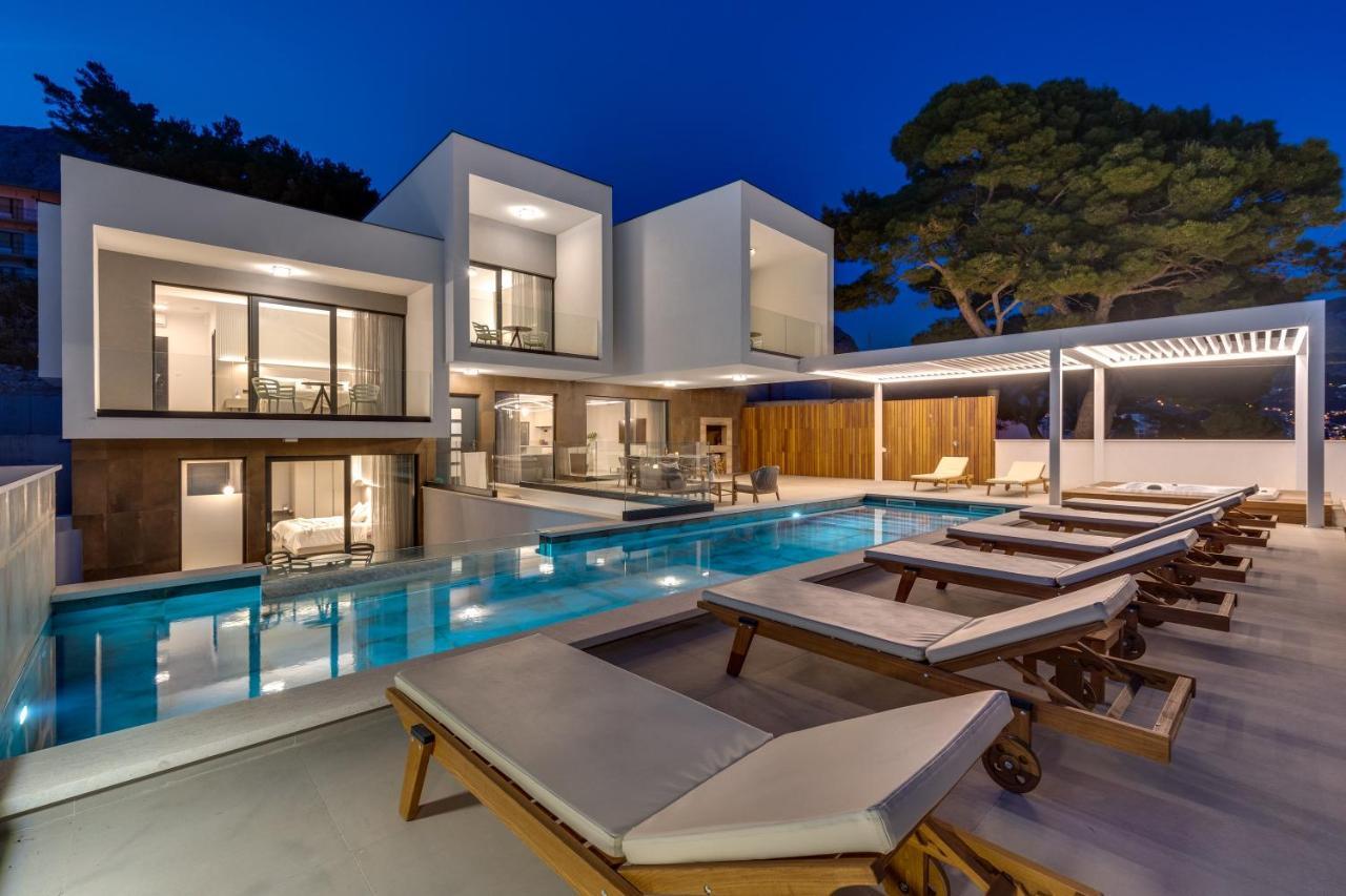 New! Villa Bava With 4 En-Suite Bedrooms, Heated 33 Sqm Pool Omiš Eksteriør billede